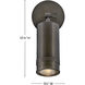 Pratt 1 Light 12.5 inch Black Oxide Outdoor Wall Mount