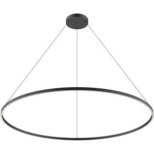 Cerchio 1 Light 70.88 inch Black Pendant Ceiling Light