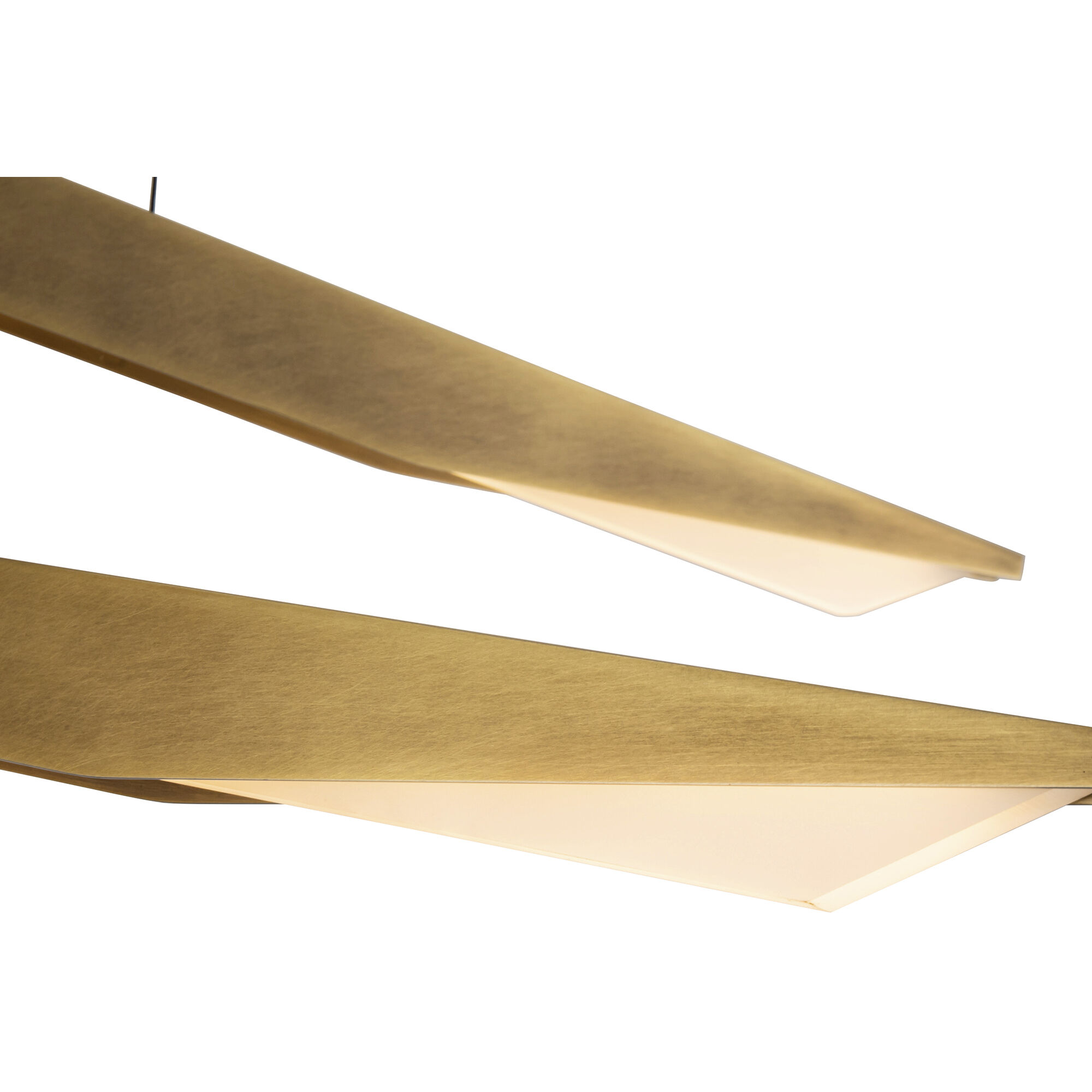 Tachi LED 31.13 inch Vintage Brass Chandelier Ceiling Light