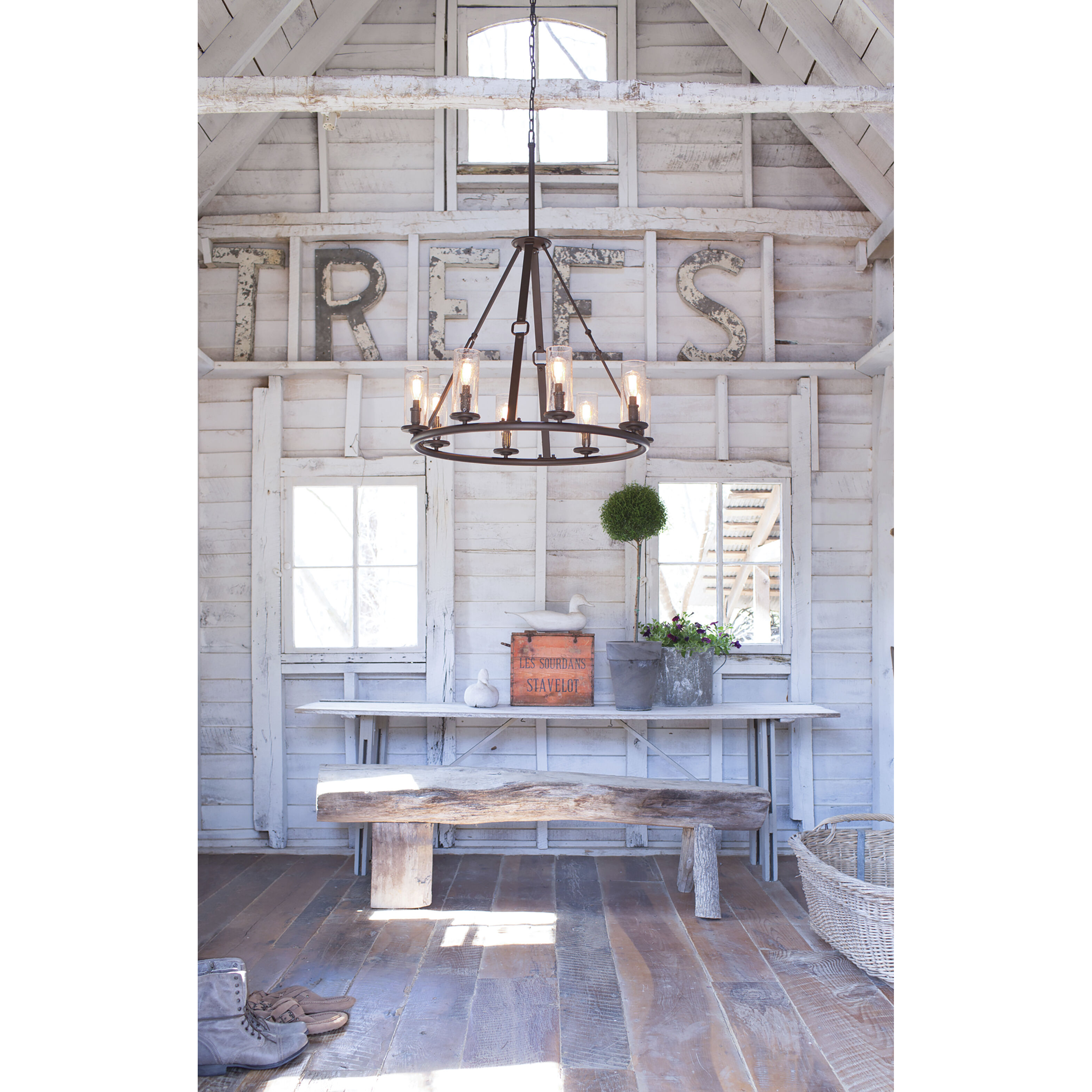 Dakota 8 Light 31.5 inch Oil Rubbed Bronze Indoor Chandelier Ceiling Light