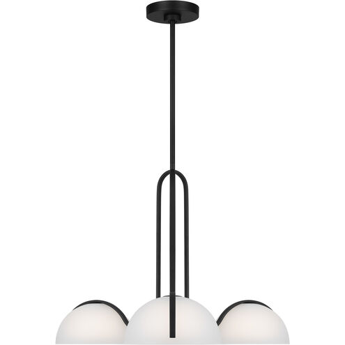 Kelly by Kelly Wearstler Nido 3 Light 26 inch Midnight Black Chandelier Ceiling Light