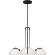 Kelly by Kelly Wearstler Nido 3 Light 26 inch Midnight Black Chandelier Ceiling Light