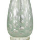 Bayside Blues 29 inch 150.00 watt Green with Clear Table Lamp Portable Light