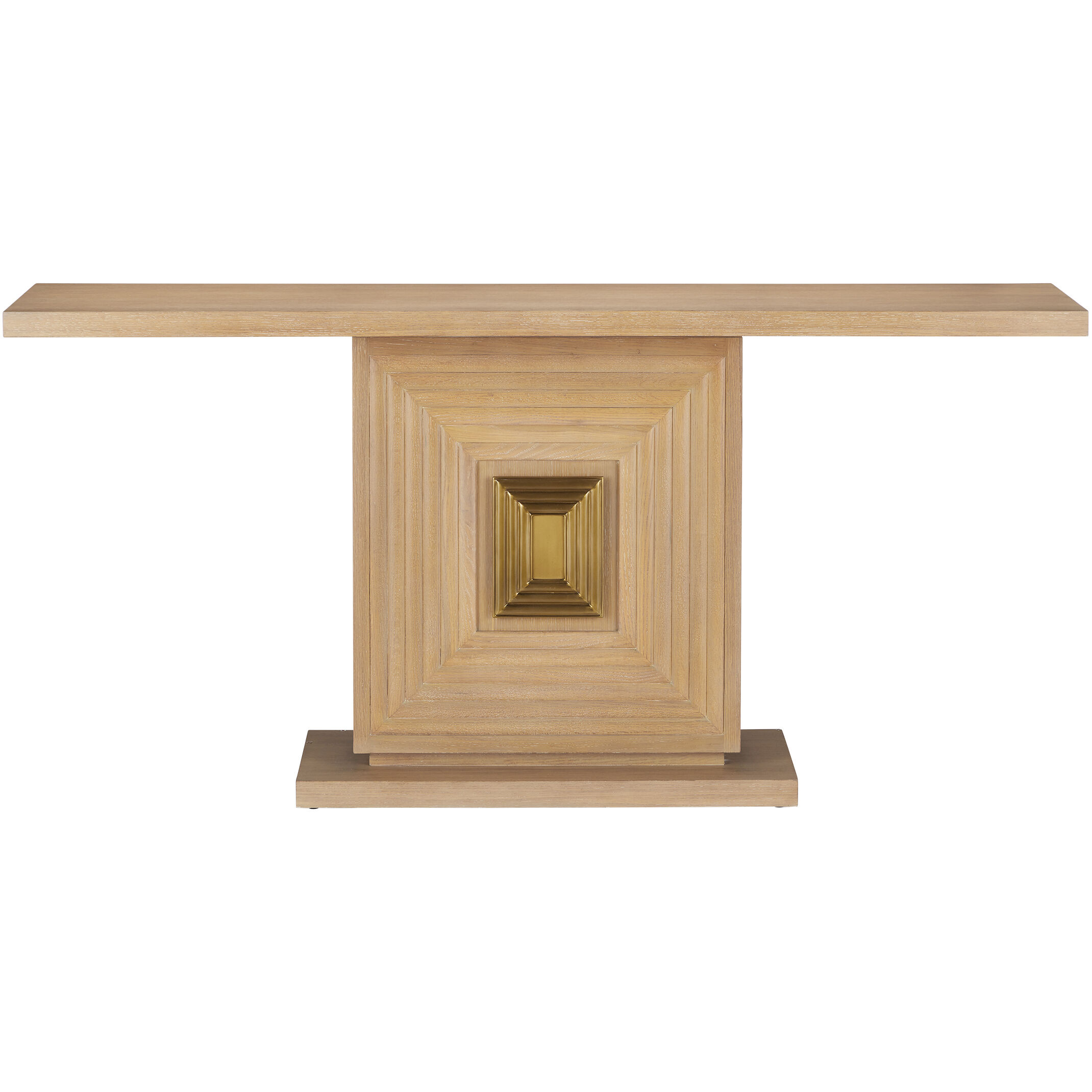 Morombe 72 inch Washed Oak Console Table