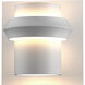 Twilight 1 Light 11.4 inch Coastal White Outdoor Sconce, Large