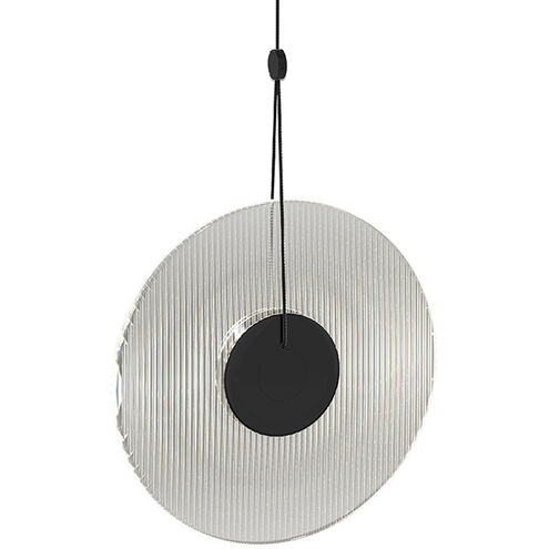 Meclisse LED 9 inch Satin Black Pendant Ceiling Light