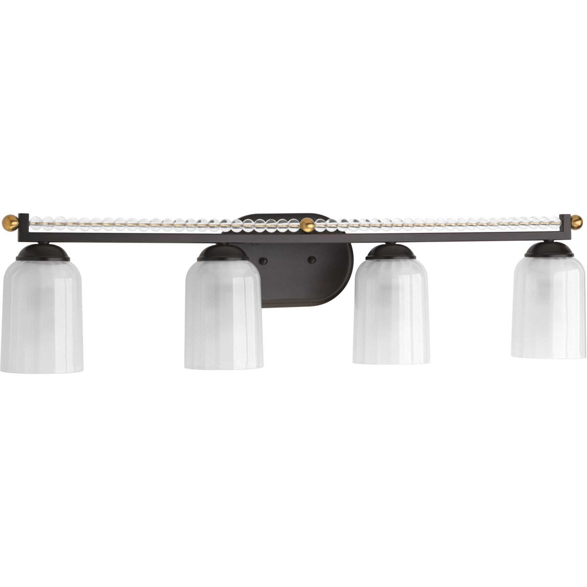 Carlyn 4 Light 31.88 inch Antique Bronze Bath Vanity Wall Light, Design Series