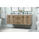 Cyrus 60 X 22 X 34 inch Natural Oak Vanity Sink Set