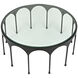 Achille 37 X 37 inch Matte Black Coffee Table