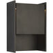 Barbara Barry Align LED 11 inch Blackened Stainless Outdoor Shielded Wall Light