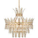 Bradshaw 4 Light 35.5 inch Brass Chandelier Ceiling Light, Bunny Williams Collection