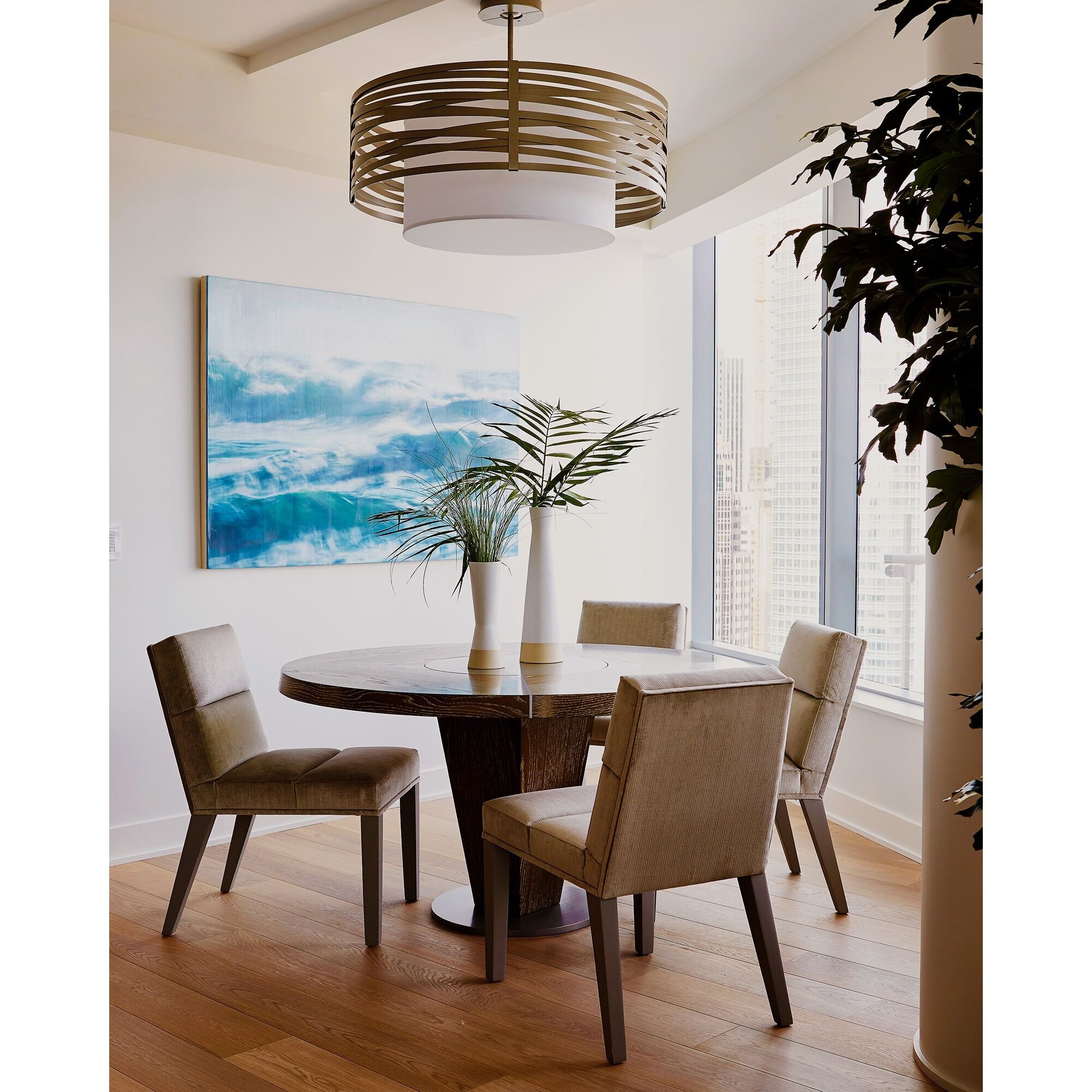 Tempest 1 Light 18.3 inch Burnished Bronze Chandelier Ceiling Light, Drum