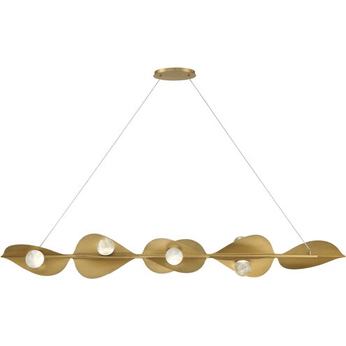 Pod Island Light Ceiling Light in Legacy Brass
