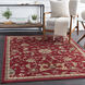 Riley 91 X 63 inch Brick Red Rug in 5 x 8, Rectangle