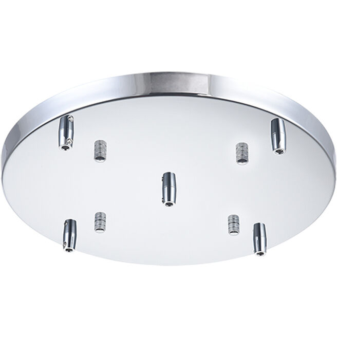Leo 14 inch Chrome Multi Ceiling Canopy Ceiling Light
