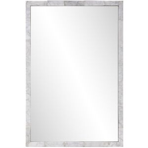 Makrana 30 X 20 inch White/Gray Mirror