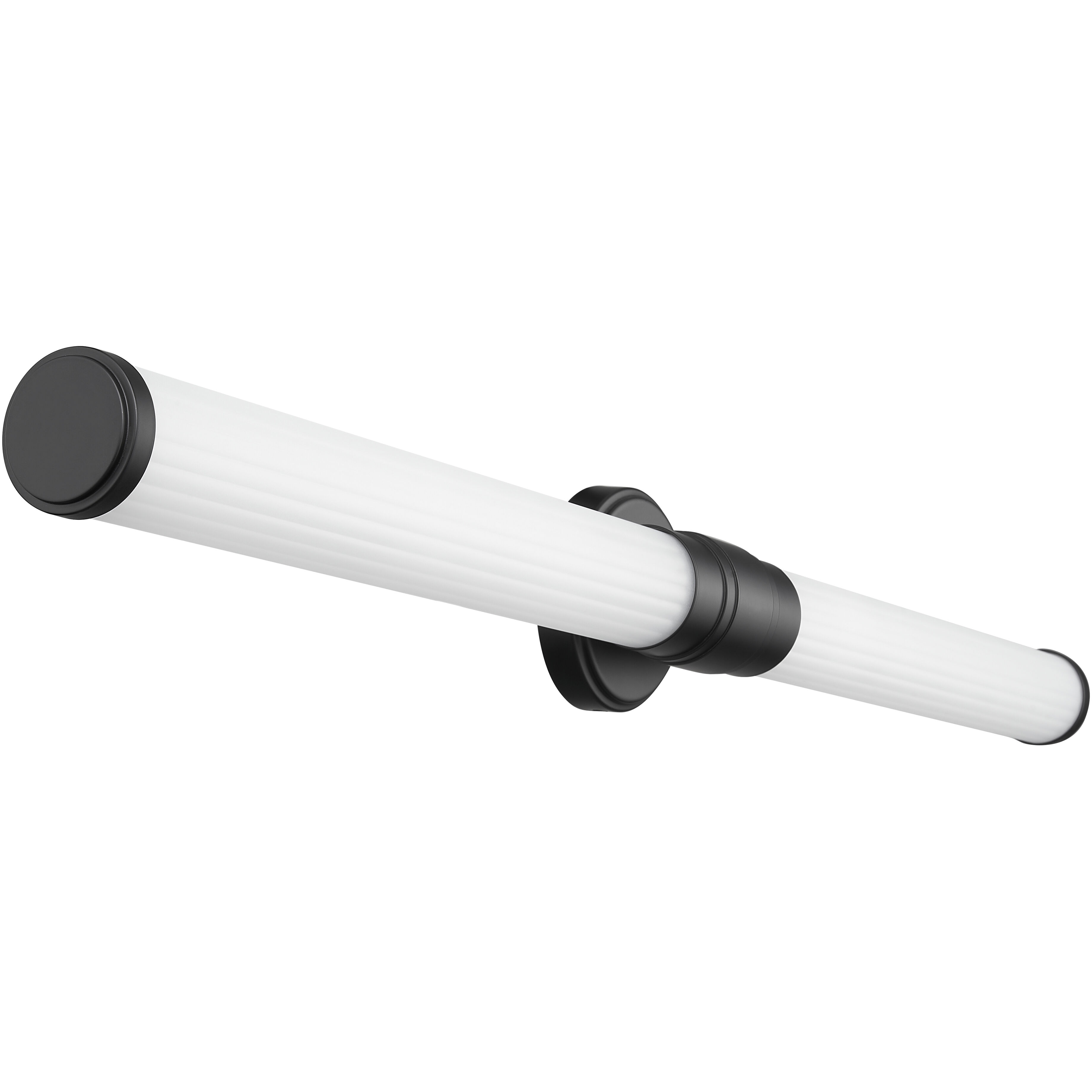 Warwick LED 40.25 inch Matte Black Bath Vanity Wall Light