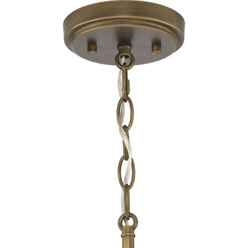Burgess 1 Light 9.5 inch Aged Bronze Mini-pendant Ceiling Light, Design Series