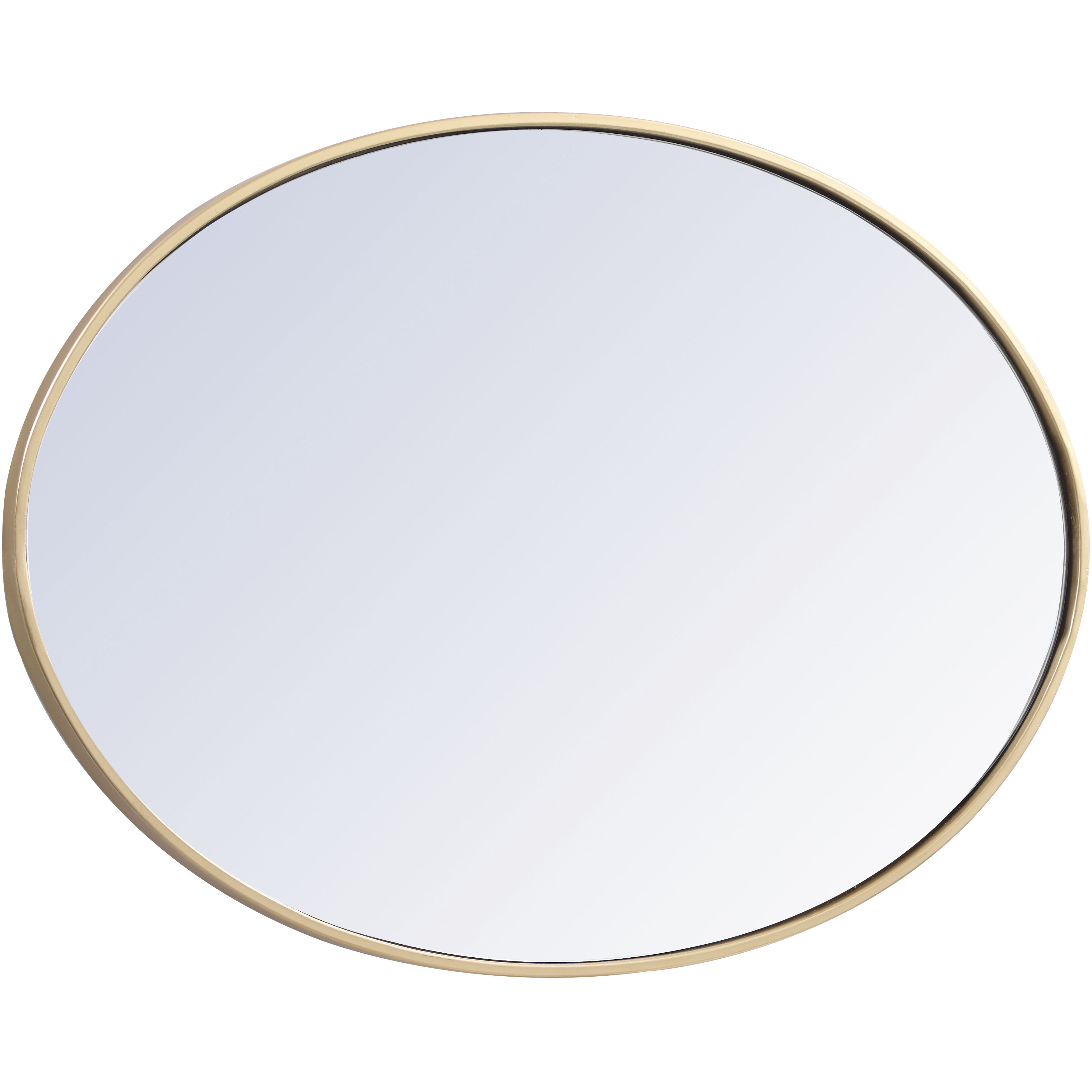 Eternity 34 X 24 inch Brass Wall Mirror