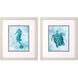 Animals Collection Blue Framed Art