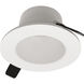 Iolite Can-Less White with White Recessed Trim