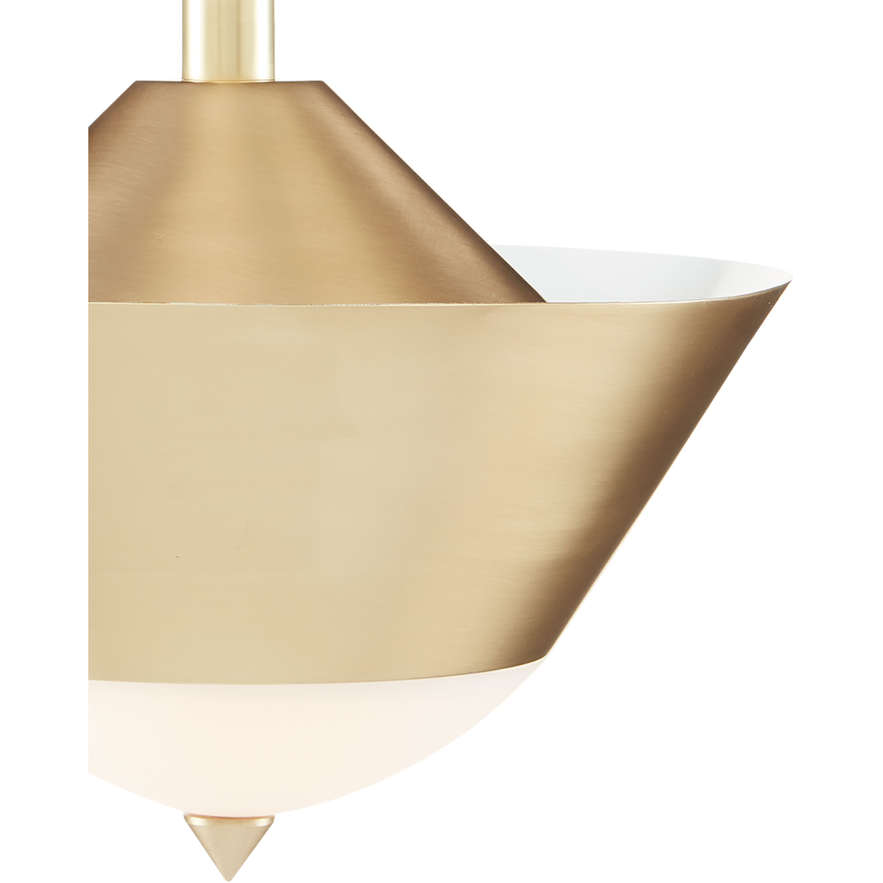 Pepys 1 Light 12 inch Brushed Brass Pendant Ceiling Light