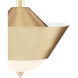 Pepys 1 Light 12 inch Brushed Brass Pendant Ceiling Light