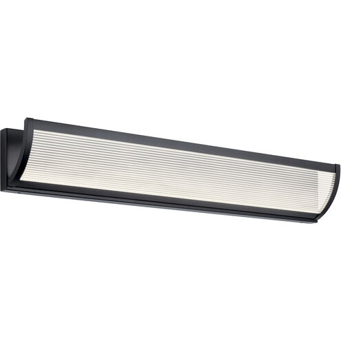 Roone LED 34 inch Matte Black Bathroom Vanity Light Wall Light, X-Large