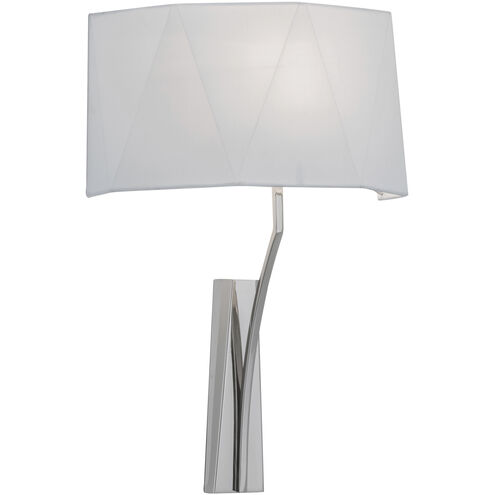 Diamond Sconce Wall Light in White Shade