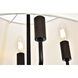 Maple 4 Light 17 inch Black Pendant Ceiling Light