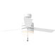Syrus 52 52 inch Matte White Ceiling Fan