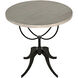 Wine 30 X 30 inch Vintage Grey Accent Table, Adjustable
