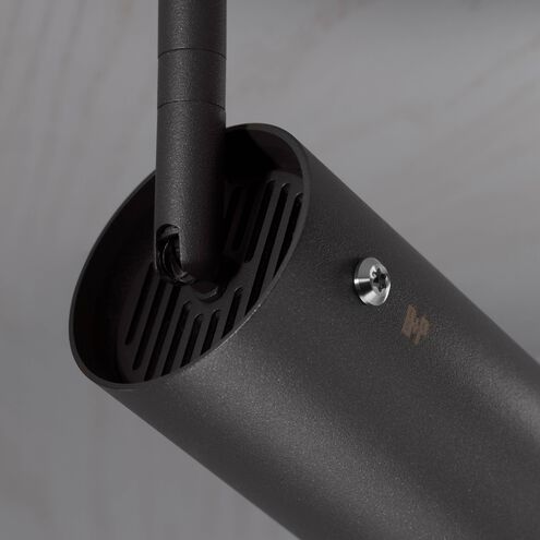 Exhaust Track 1 Light 110-120 Graphite / Steel Spotlight Ceiling Light