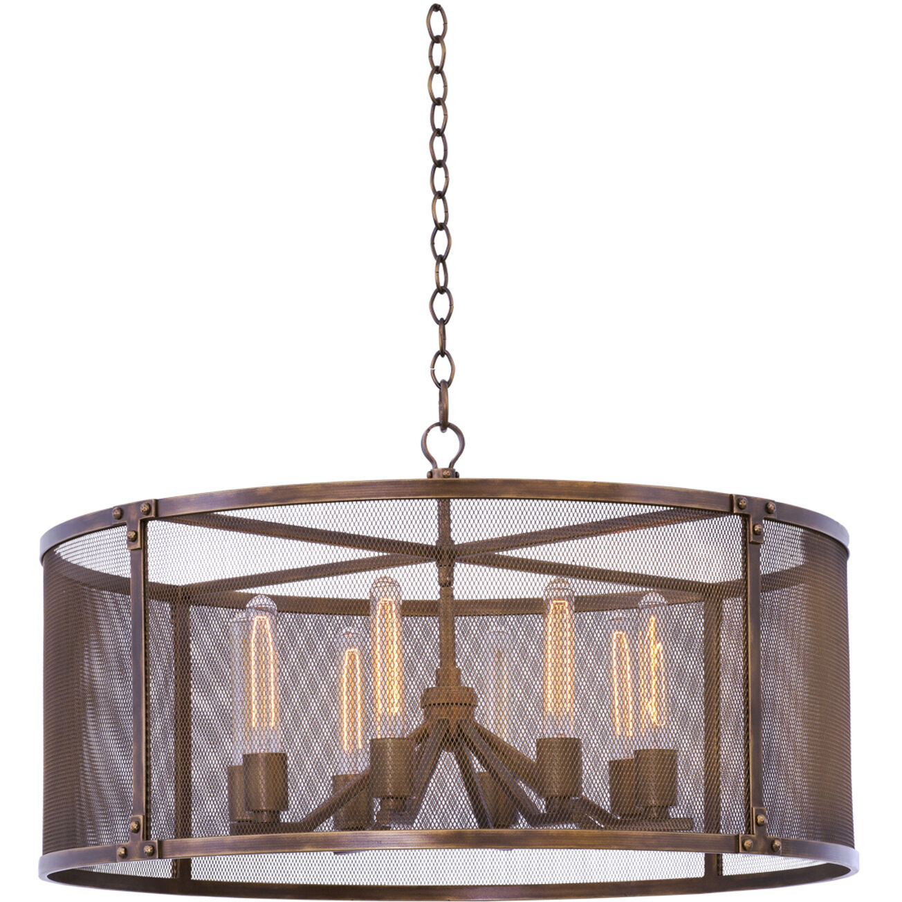 Chelsea 8 Light 32 inch Copper Patina Pendant Ceiling Light