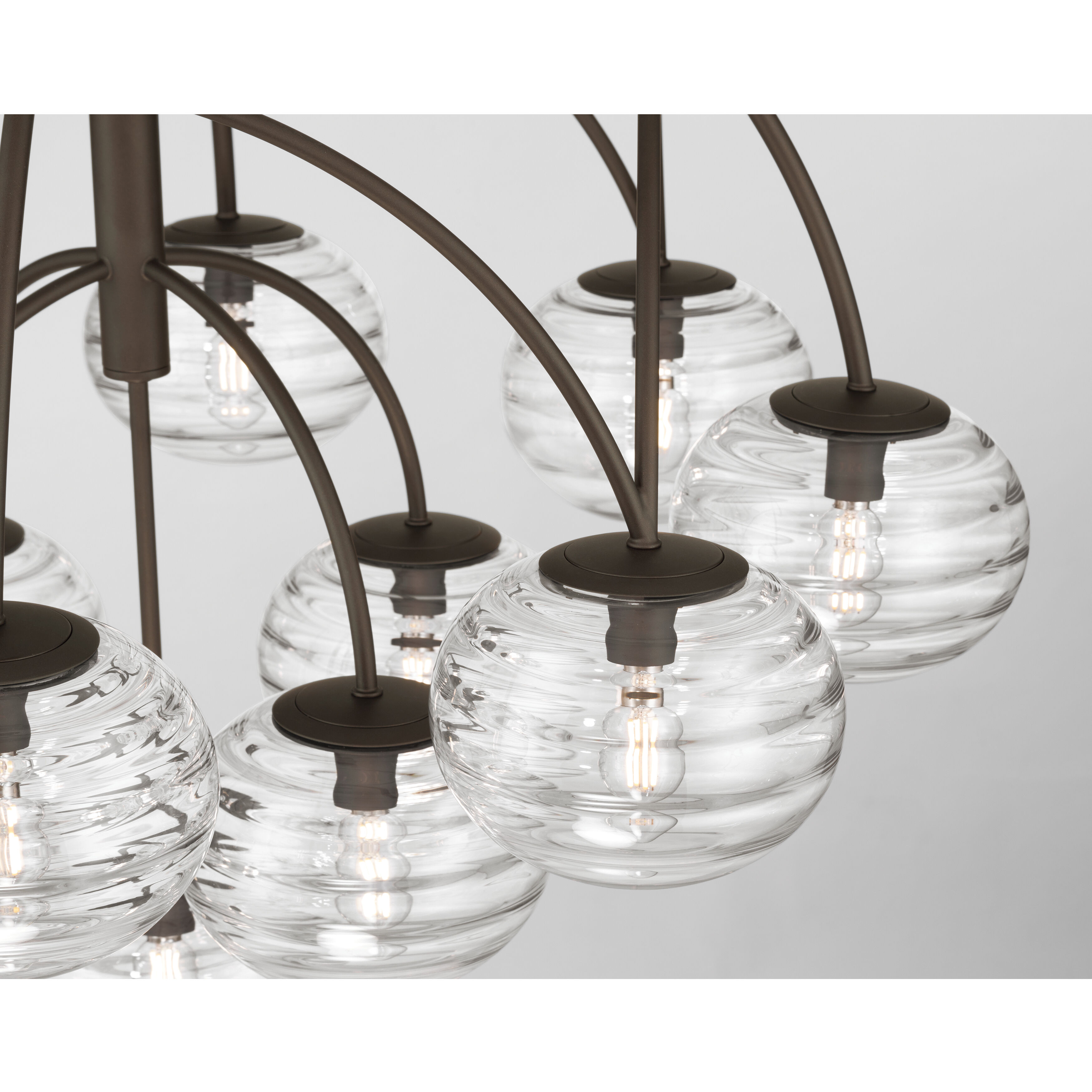 Lenora 13 Light 34.25 inch Dark Bronze Chandelier Ceiling Light