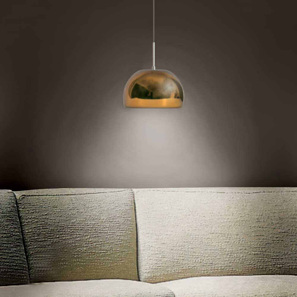 Envisage VI 1 Light 6 inch Chrome Mini Pendant Ceiling Light in Chocolate