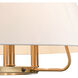 Tetbury 6 Light 28 inch Aged Brass Pendant Ceiling Light