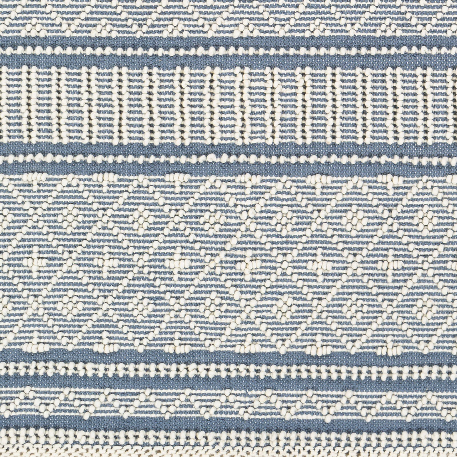 Farmhouse Tassels 60 X 36 inch Blue Rug in 3 x 5, Rectangle