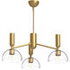 Alora Mood Jude 3 Light 38.13 inch Brushed Gold Chandelier Ceiling Light