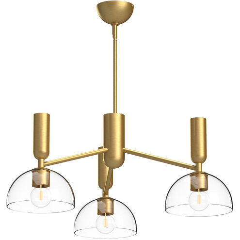 Alora Mood Jude 3 Light 38.13 inch Brushed Gold Chandelier Ceiling Light