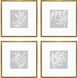 Florals Collection Blue Framed Art