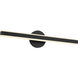 Drew & Jonathan Colt 1 Light 24 inch Midnight Black Bath Vanity Wall Light