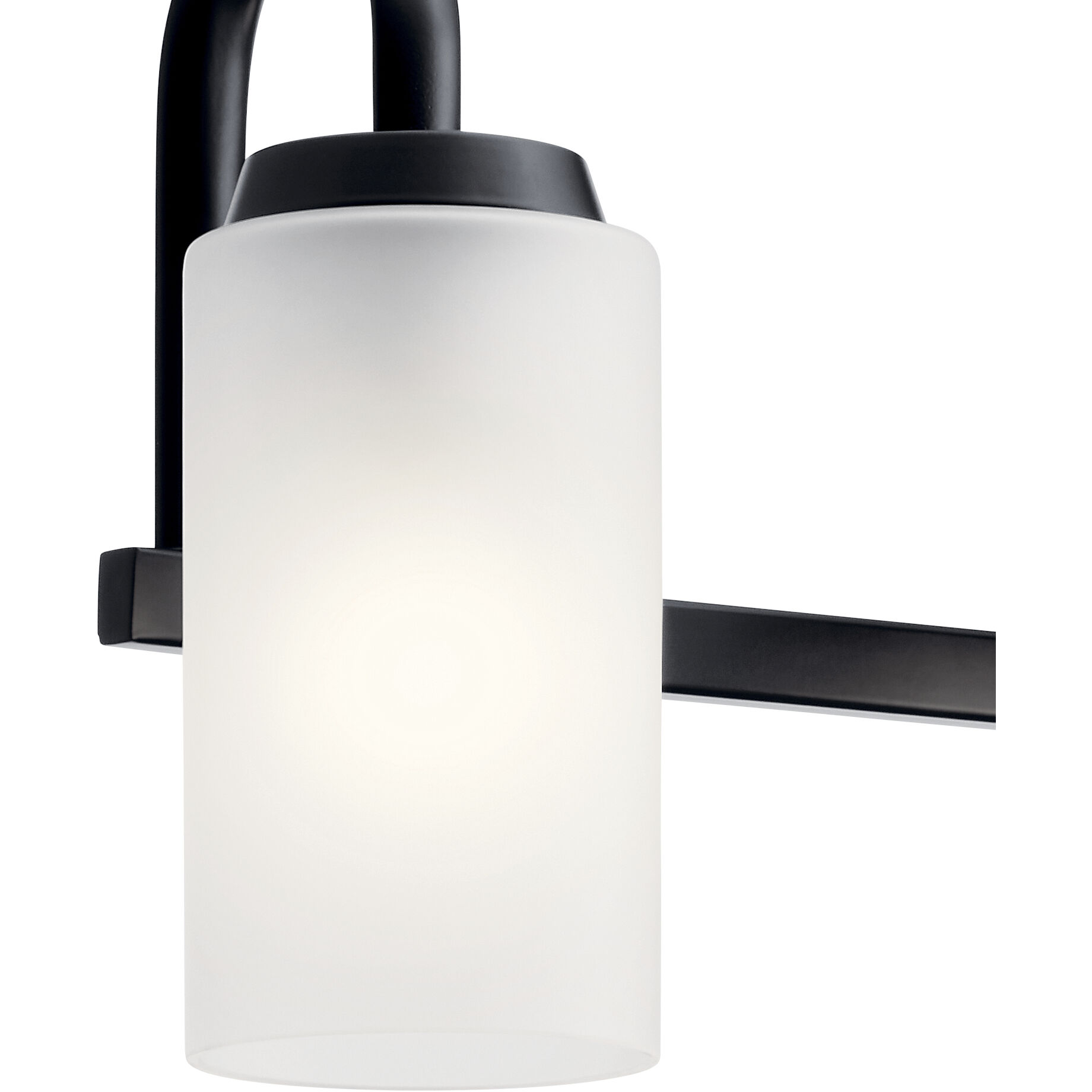 Kennewick 4 Light 32 inch Black Bath Vanity Light Wall Light 