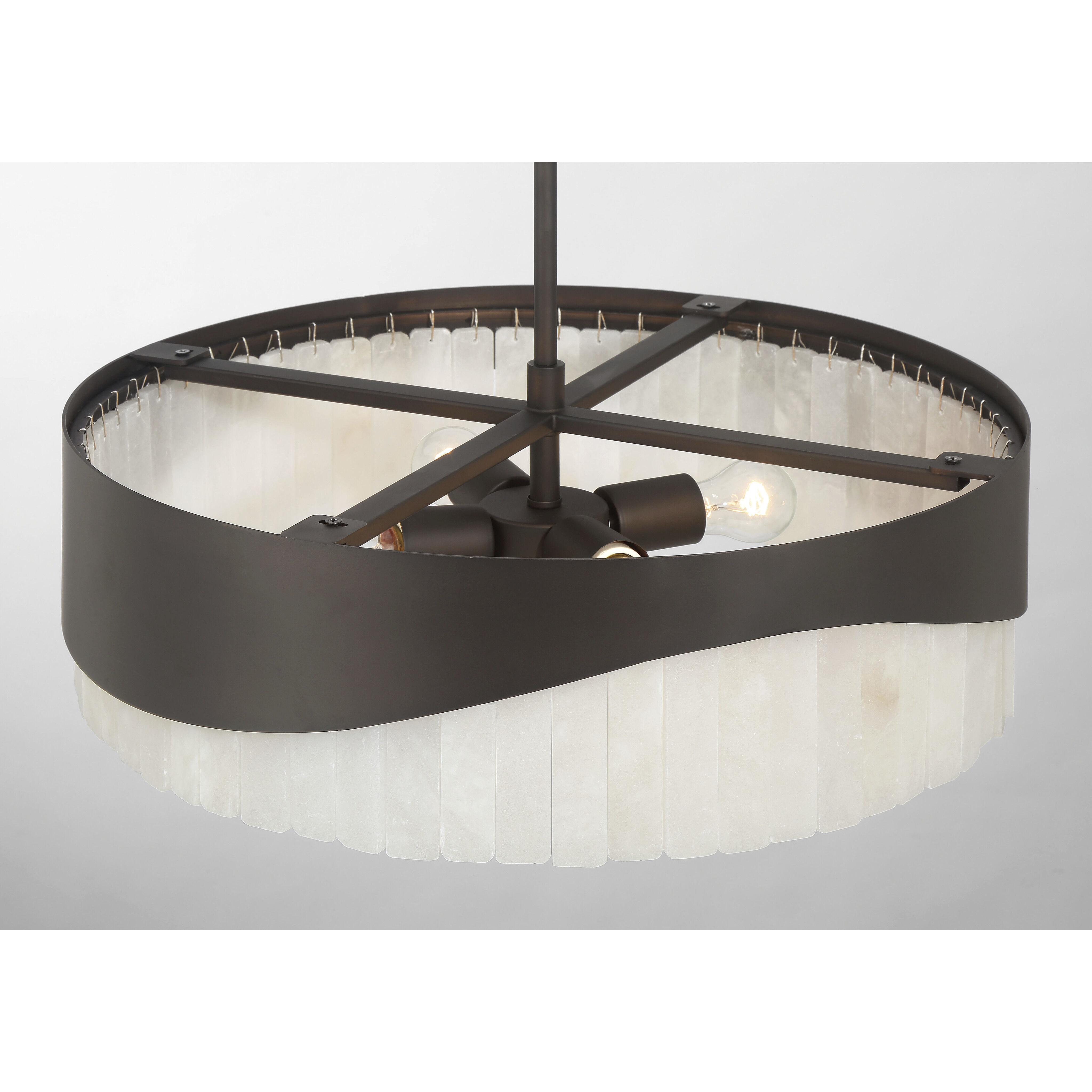 Sway 4 Light 20 inch Dark Bronze Pendant Ceiling Light