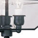 Westover 3 Light 12 inch Black Outdoor Flush Mount