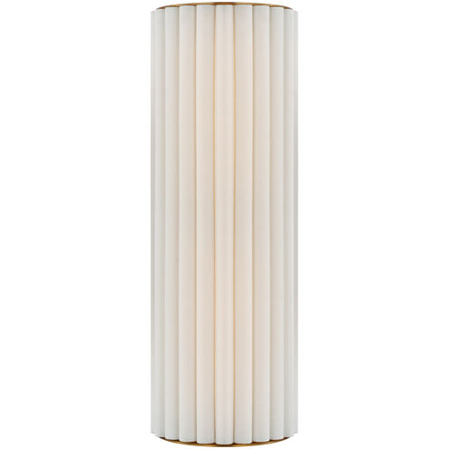 Ian K. Fowler Palati LED 7.25 inch Hand-Rubbed Antique Brass Tall Sconce Wall Light, Large
