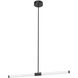 Akari 35.5 inch Black Linear Pendant Ceiling Light