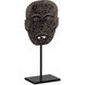 Han Dynasty 15.5 X 7.5 inch Jade Medicine Mask Sculpture