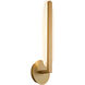 Avian 1 Light 5.75 inch Brushed Brass Sconce Wall Light