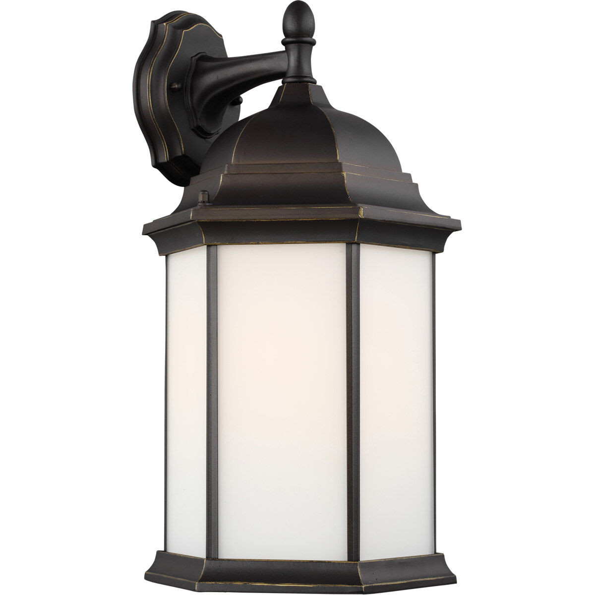 Sevier 1 Light 18.75 inch Antique Bronze Outdoor Wall Lantern, Large